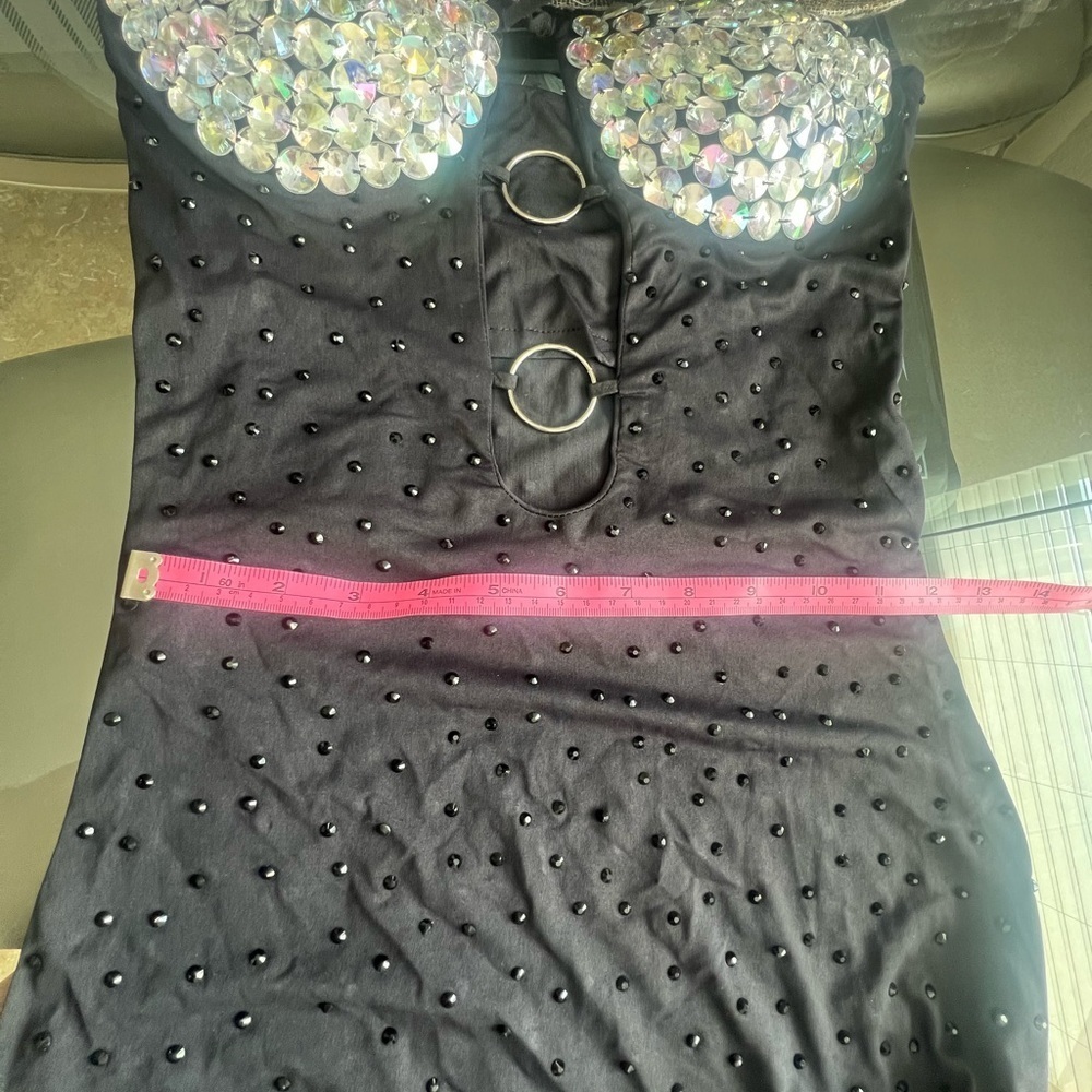 SET Active Strapless Black Dress with Silver Details caja 4 - Picture 5 of 5